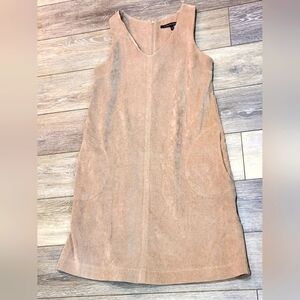 La Fee Maraboutee Tan Sleeveless Vneck Dress Size 40 Or 8